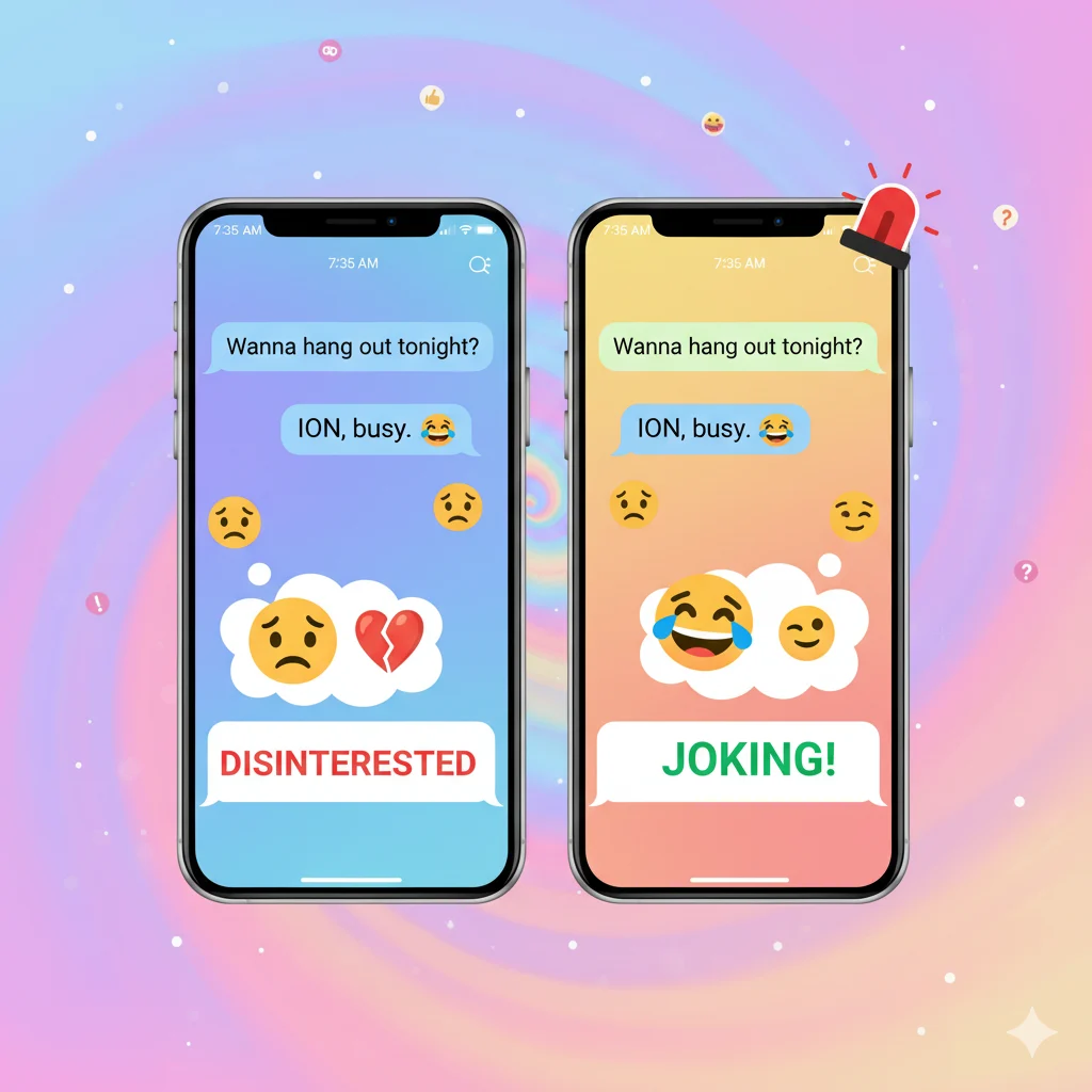  Illustration of misunderstanding ION in a casual chat.