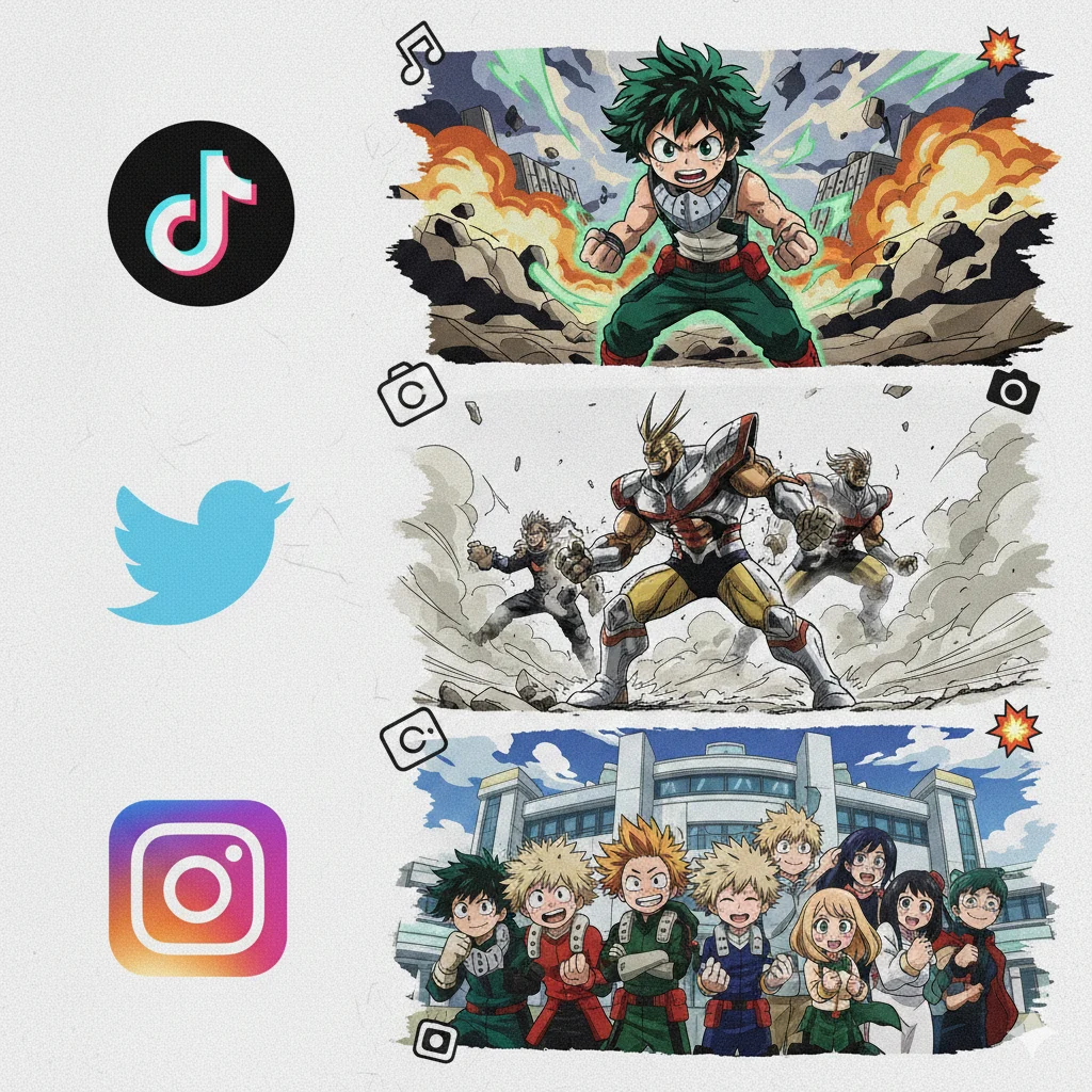 Deku commonly used on social media and fan chats