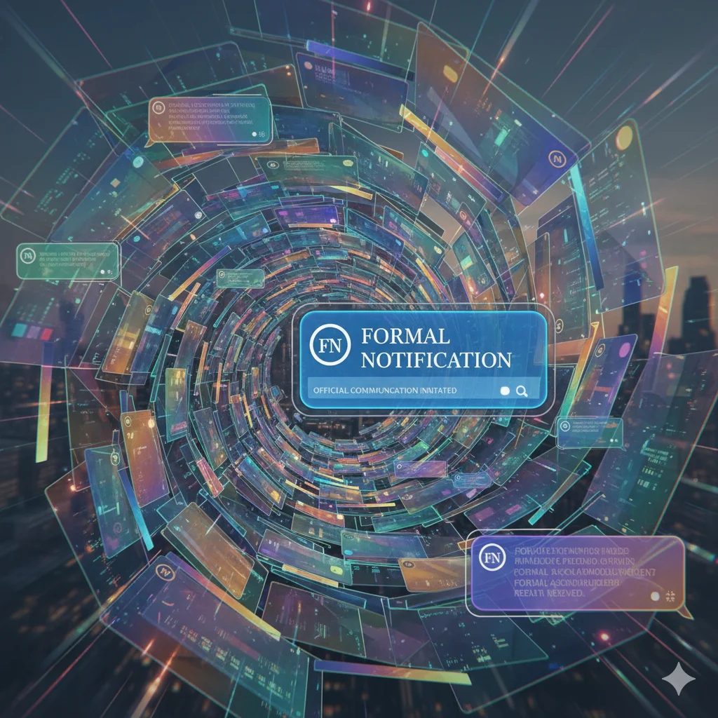 Example showing FN not suitable for professional communication and suggested alternative.