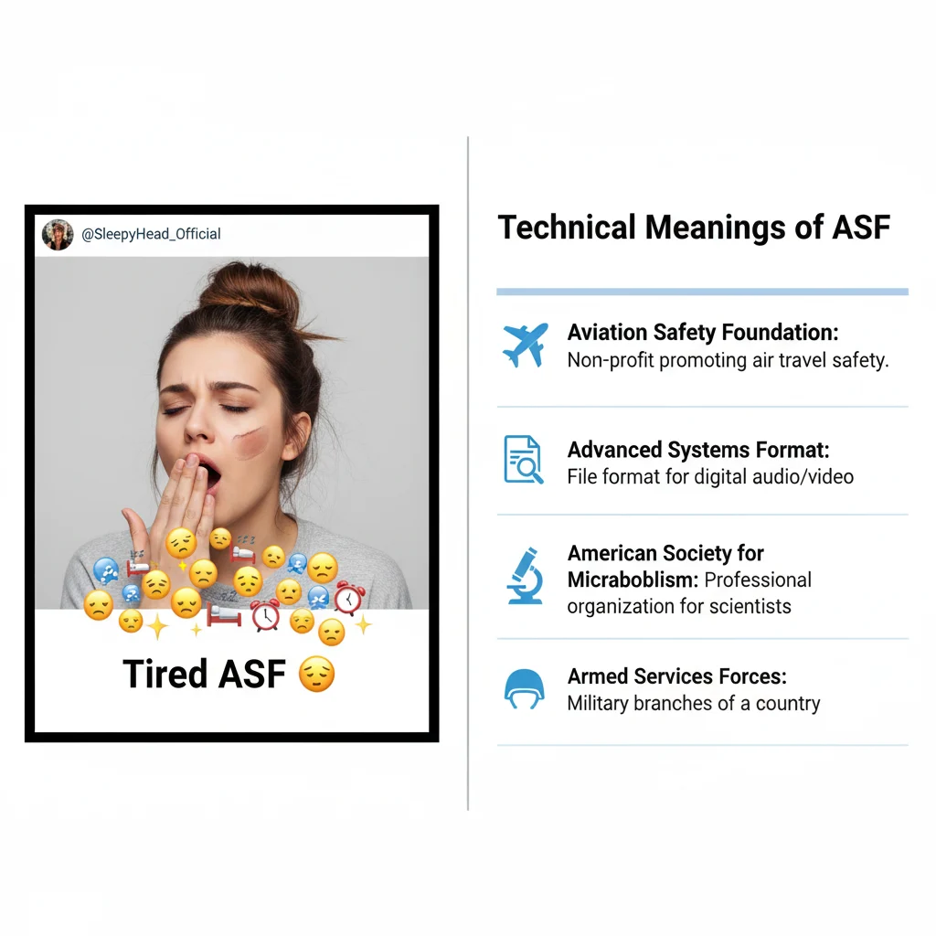 Timeline showing evolution of internet slang leading to ASF usage on social media.