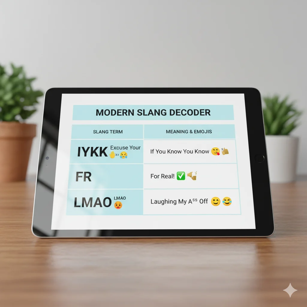 Comparison of EYP slang with other modern texting abbreviations