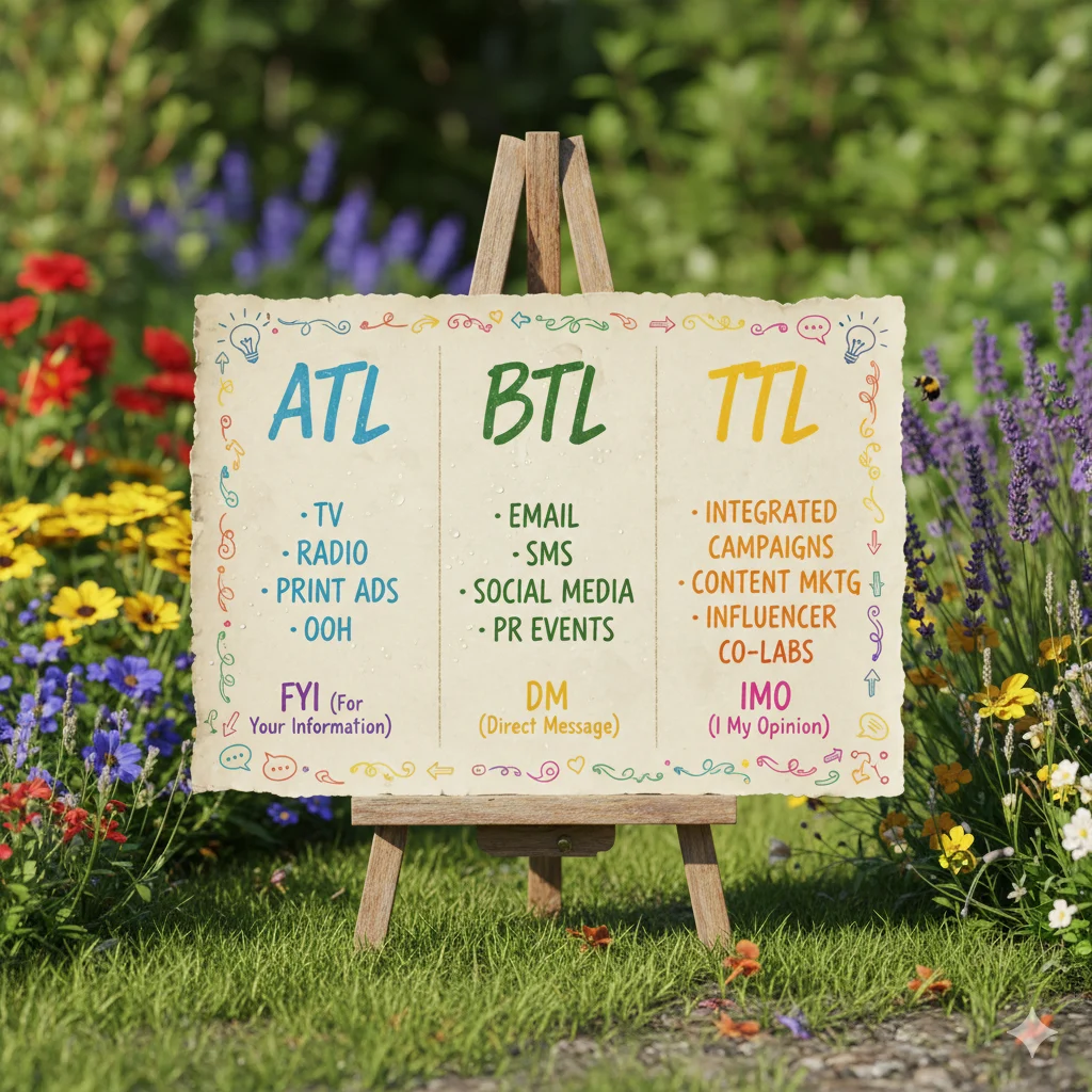 Comparison chart of ATL with other abbreviations like BTL, TTL, and city codes.