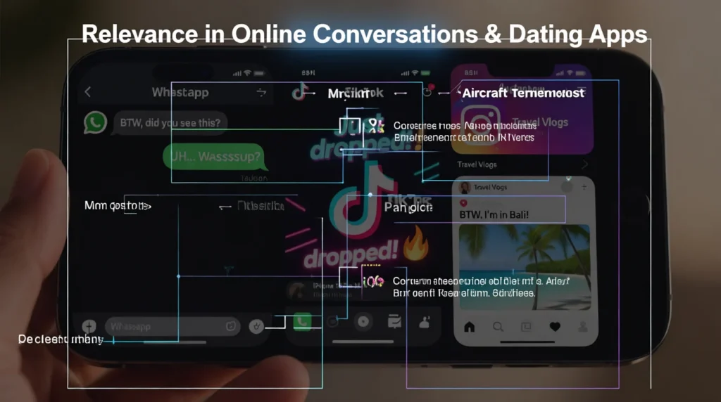 Relevance in Online Conversations & Dating Apps
