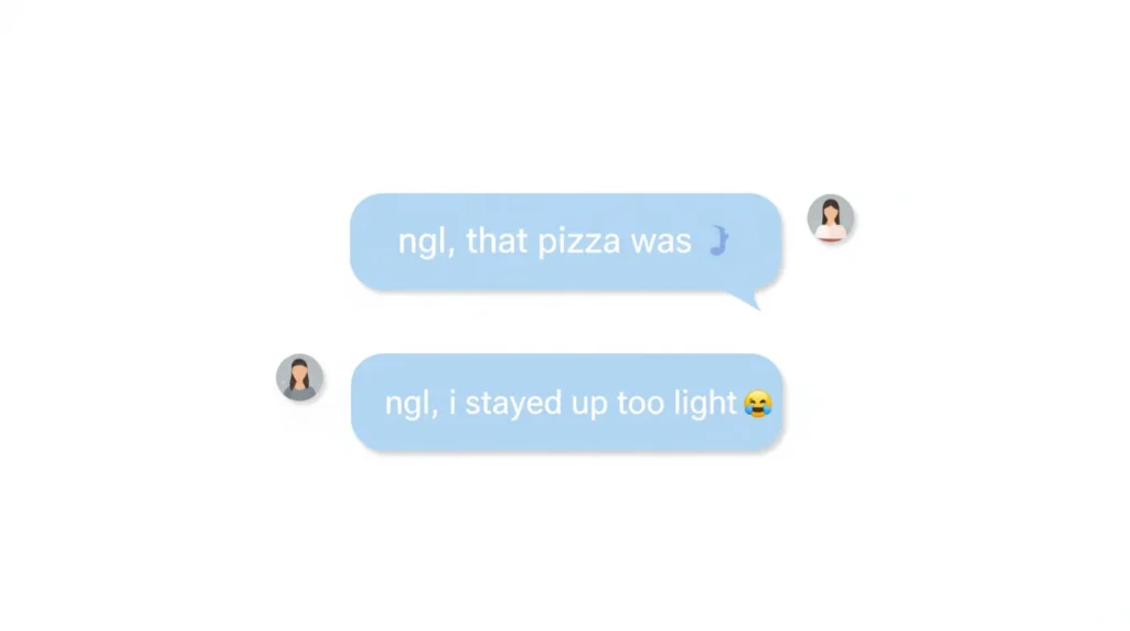 🗨️ Examples of NGL in Conversation