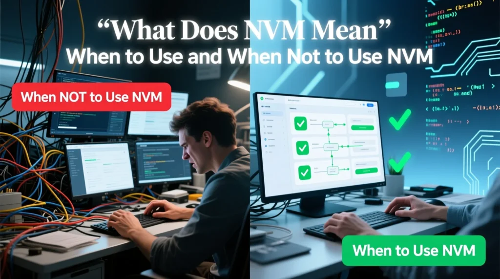 When to Use and When Not to Use NVM 🕓