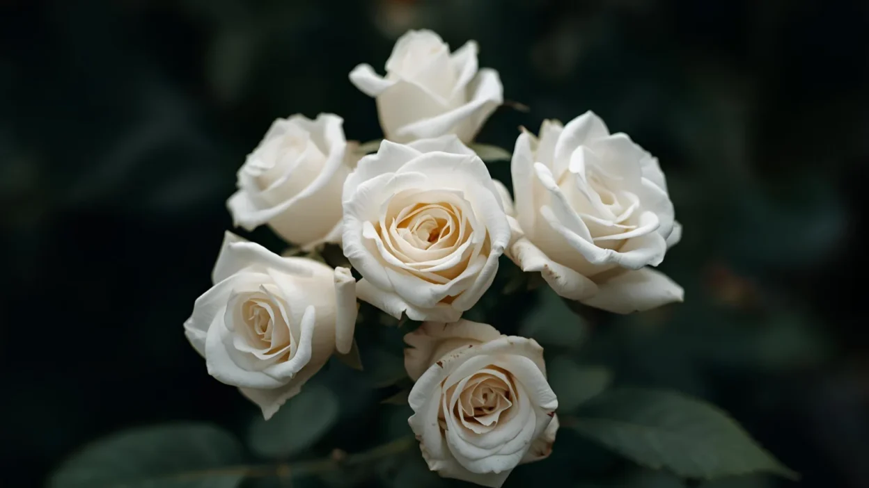 symbolism of white roses