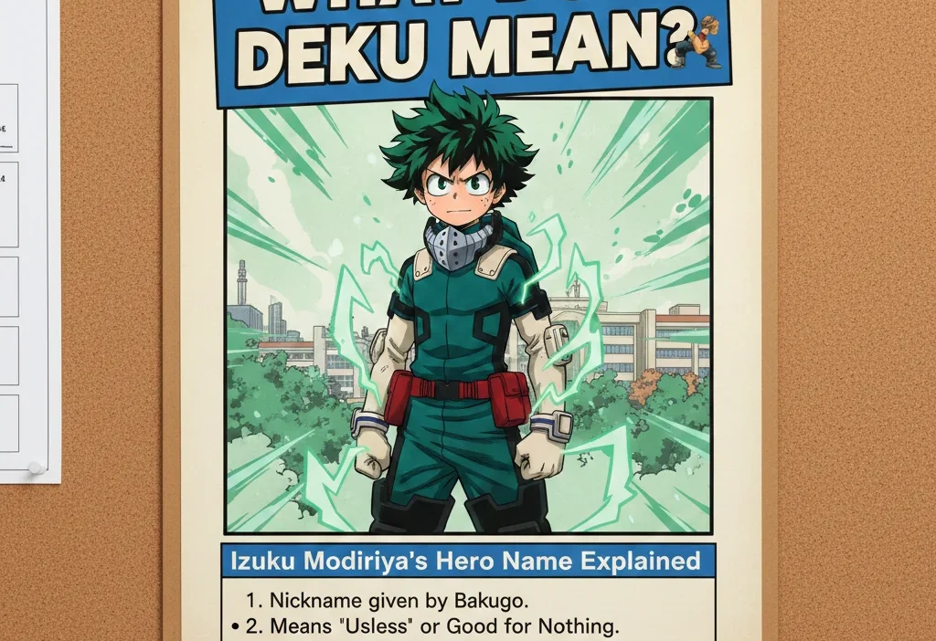 Deku (Izuku Midoriya) from My Hero Academia