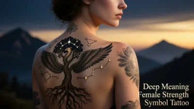 Deep Meaning Female Strength Symbol Tattoo