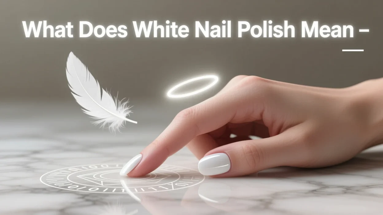 What Does White Nail Polish Mean